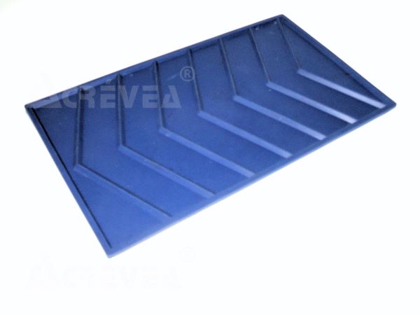 Apoio de silicone para ferro de passar azul